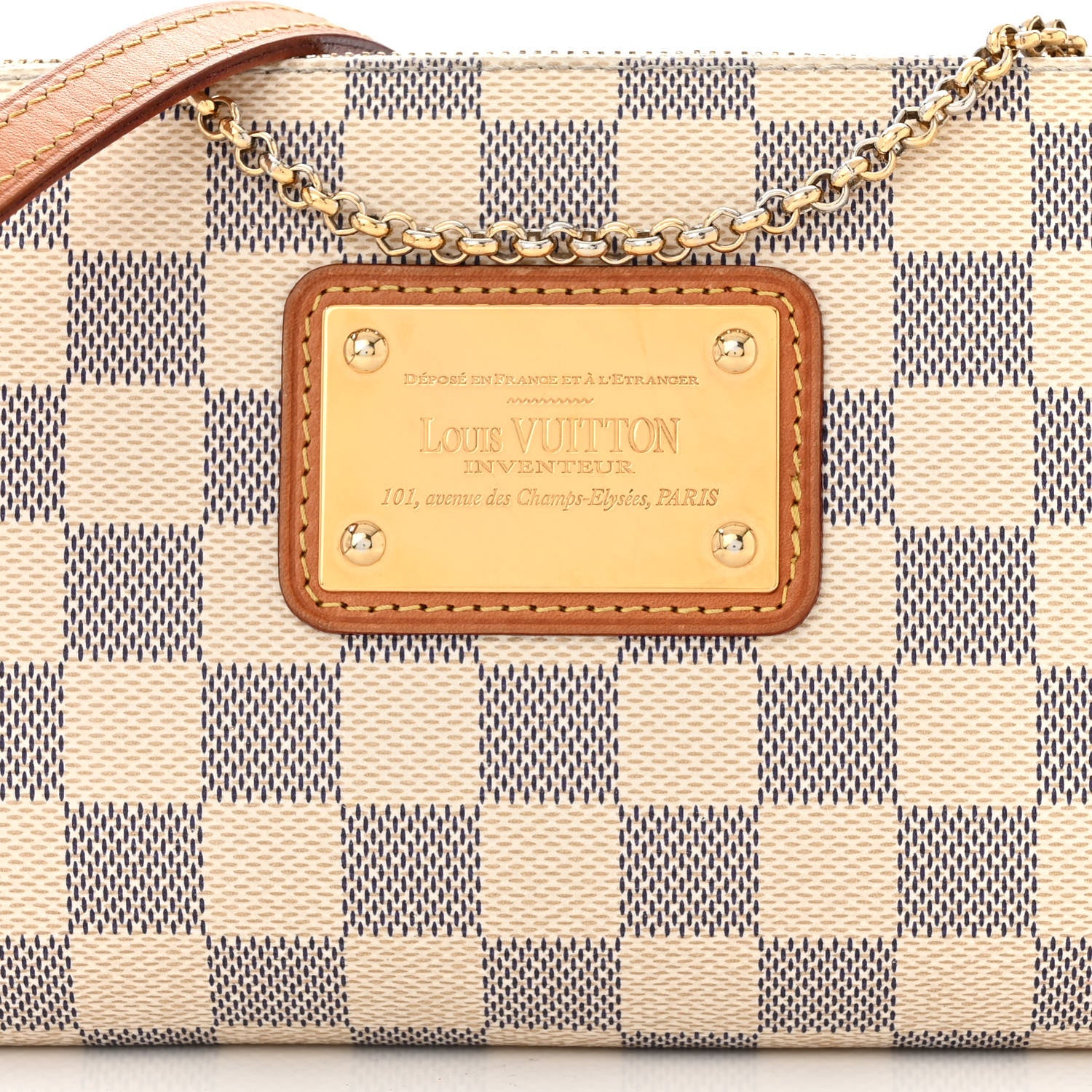Louis Vuitton Damier Azur Eva Clutch 8 of 10