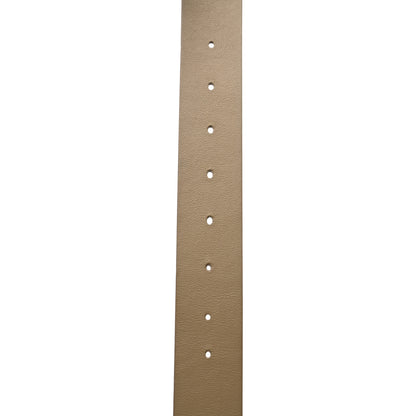Christian Dior Calfskin 30 Montaigne Belt 85 Warm Taupe 3 of 6
