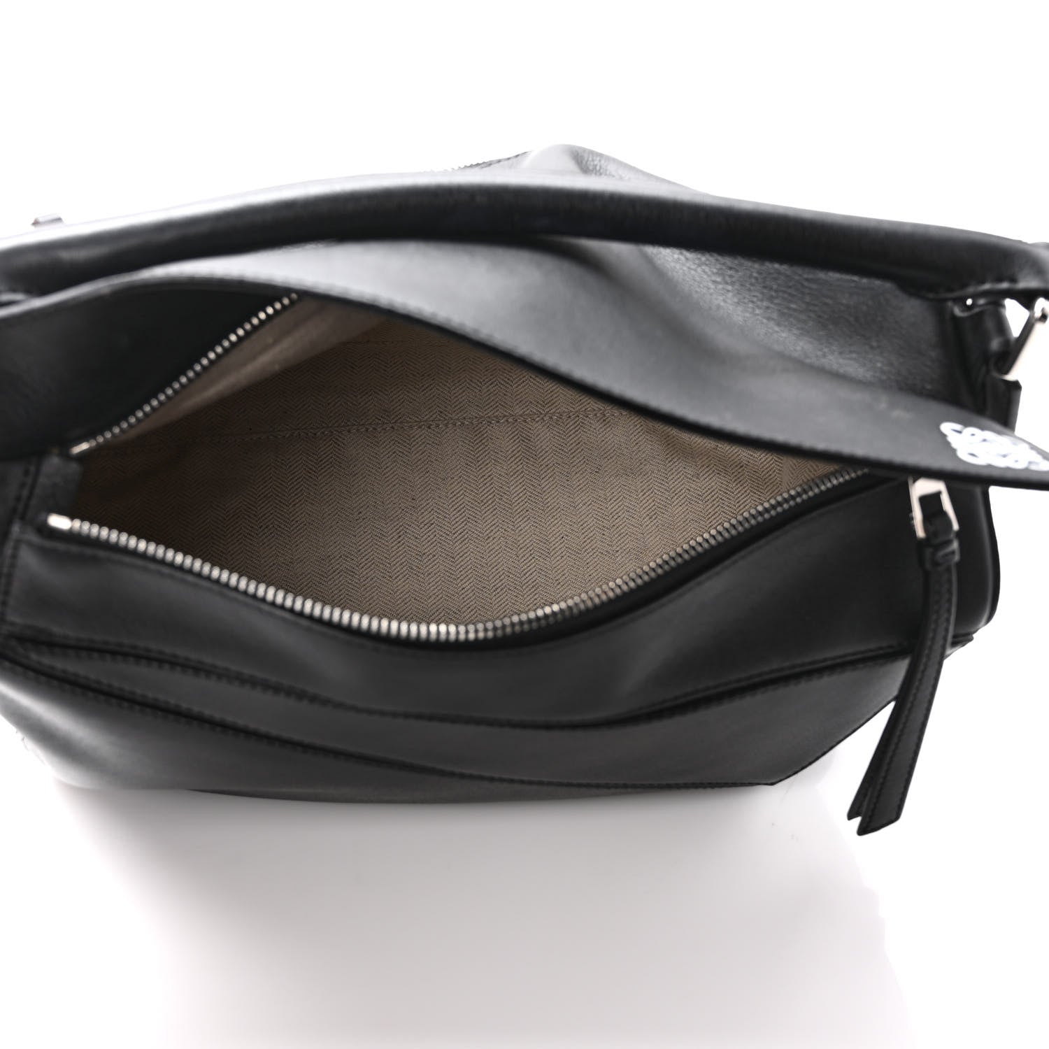 Loewe Calfskin Medium Puzzle Bag Black 6 of 12