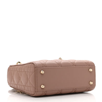 Christian Dior Lambskin Cannage Mini Lady Dior Fard 4 of 10