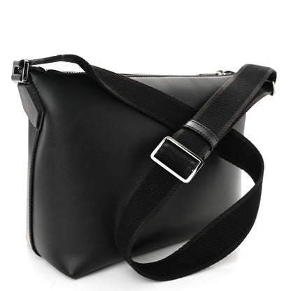 Dolce & Gabbana DOLCE GABBANA Calfskin Embossed DG Logo Shoulder Bag Black 3 of 9