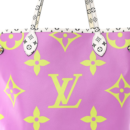 Louis Vuitton Monogram Giant Neverfull MM Pink Lilac 9 of 18