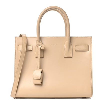 Saint Laurent Calfskin Baby Sac de Jour Dark Beige 1 of 24