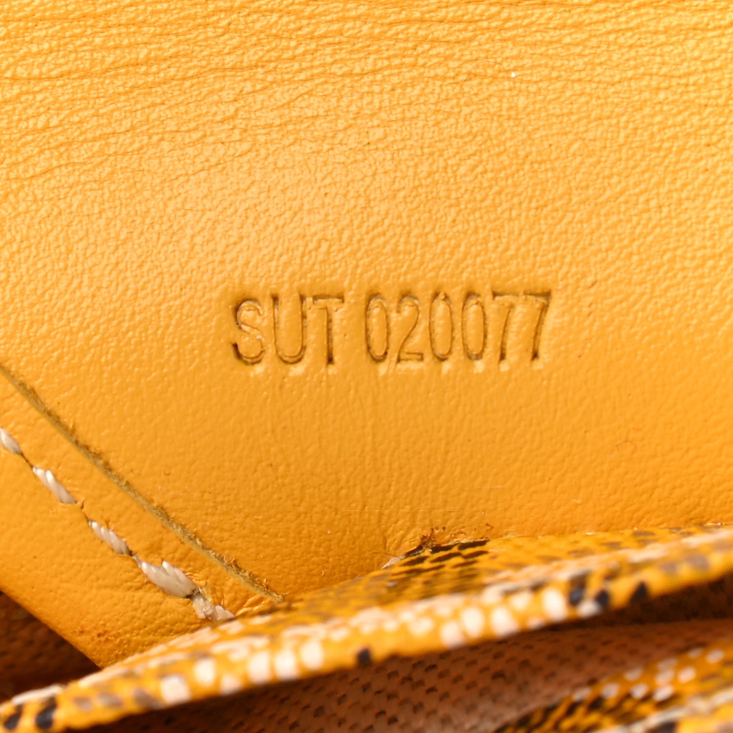 Goyardine Saint Louis Junior Jr PM Tote Yellow