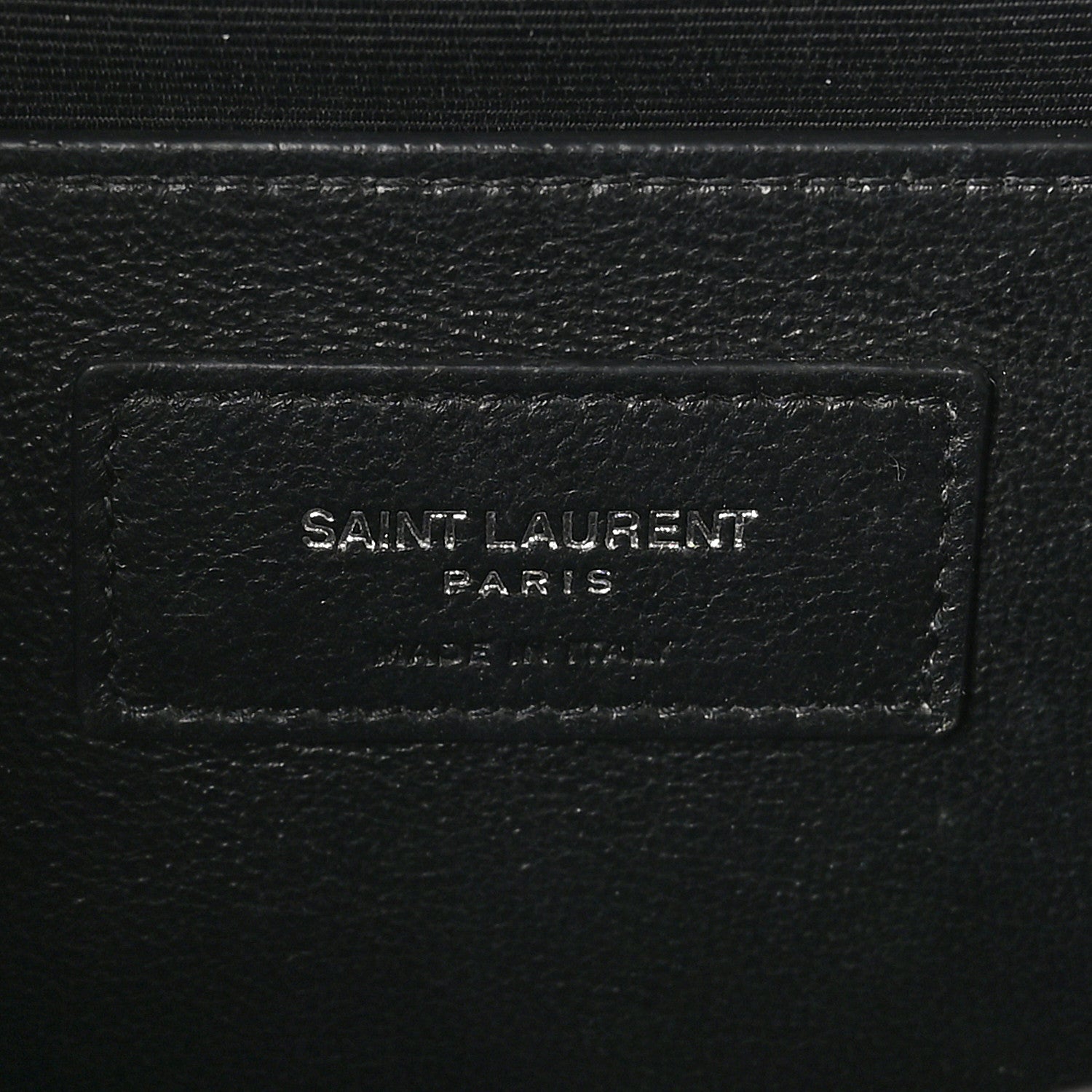 Saint Laurent Grain De Poudre Textured Mixed Matelasse Medium Triquilt Monogram Satchel  New Stone Grey 6 of 12