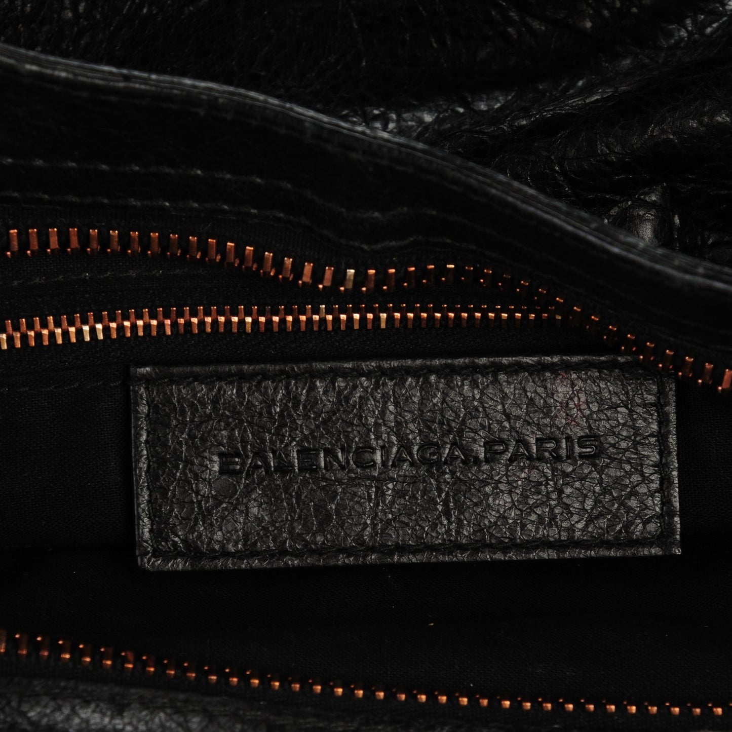Agneau Giant 21 Rose Gold Hardware City Black