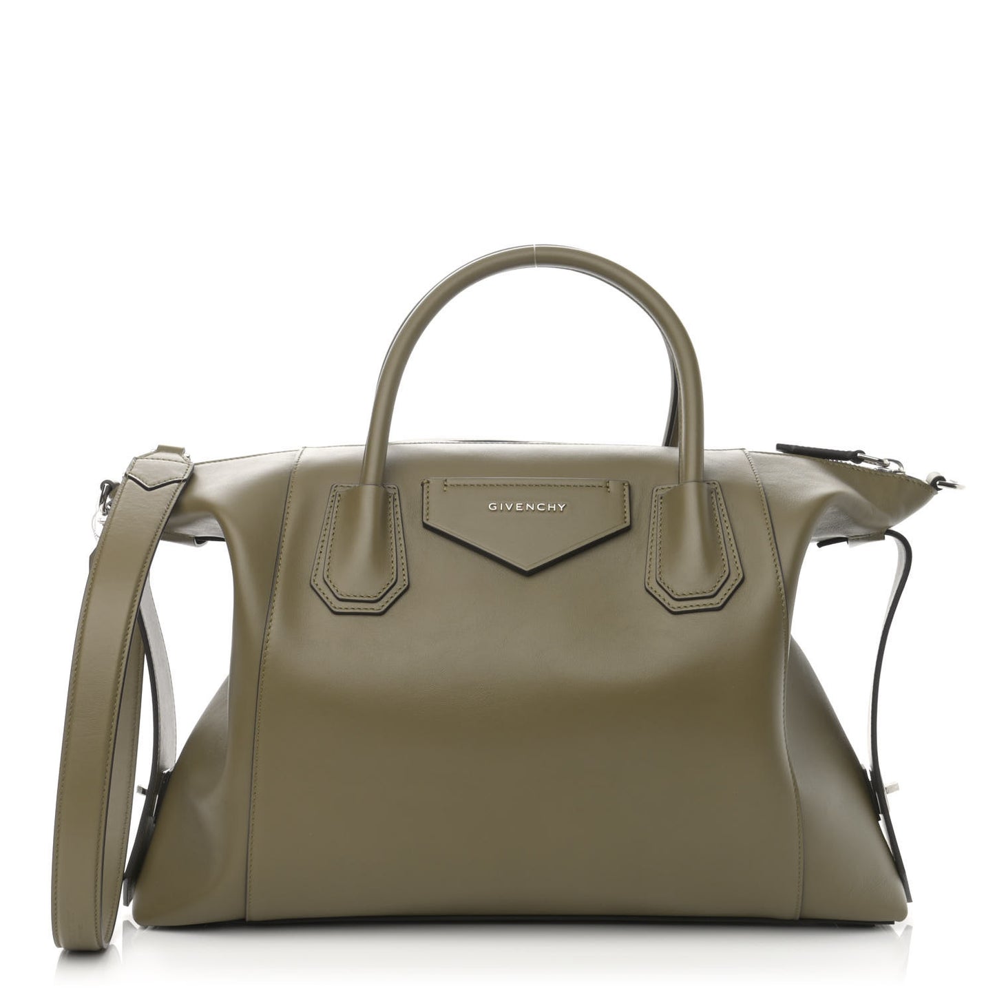 Soft Calfskin Medium Soft Antigona Dark Khaki