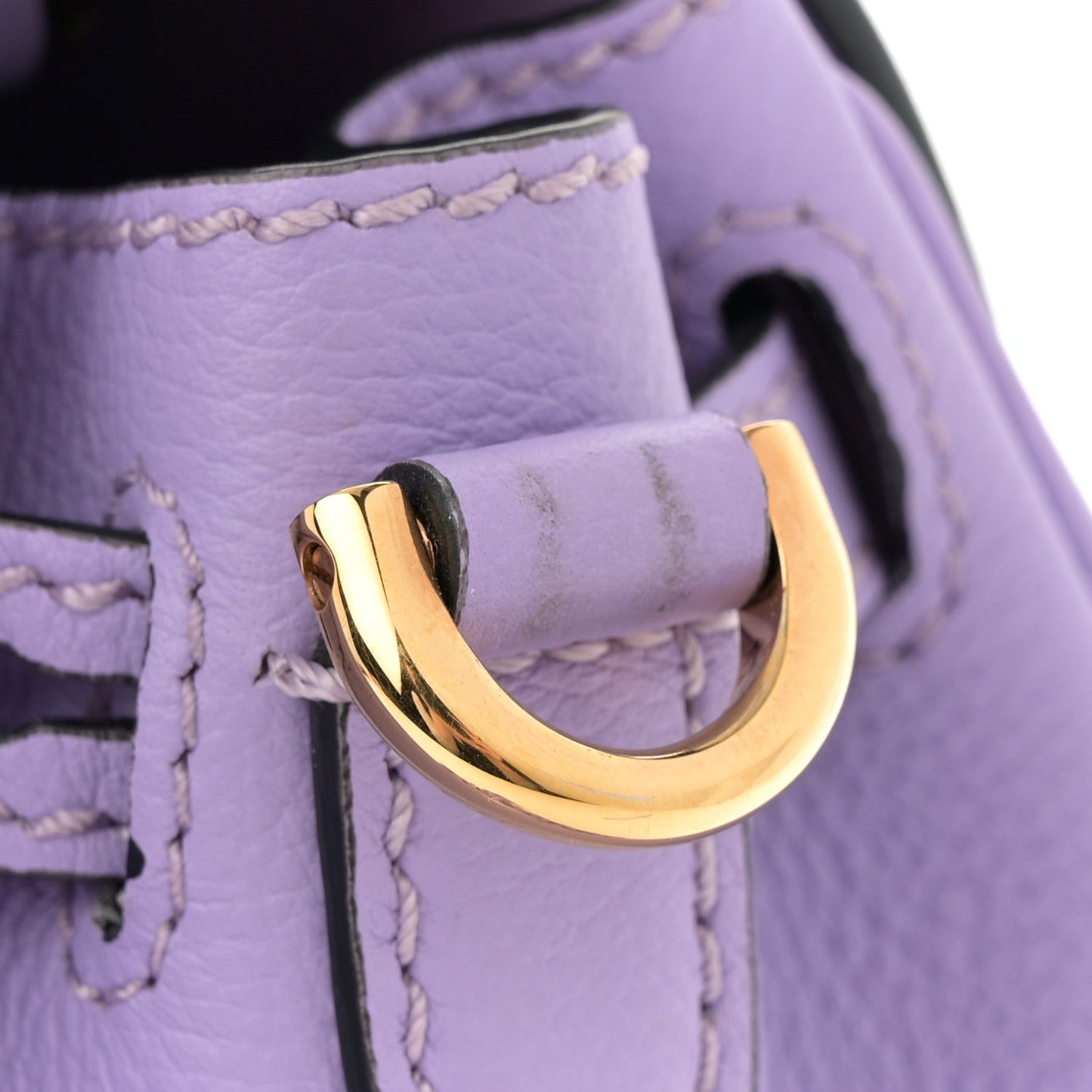 Calfskin Medusa Small Top Handle Handbag Lilac