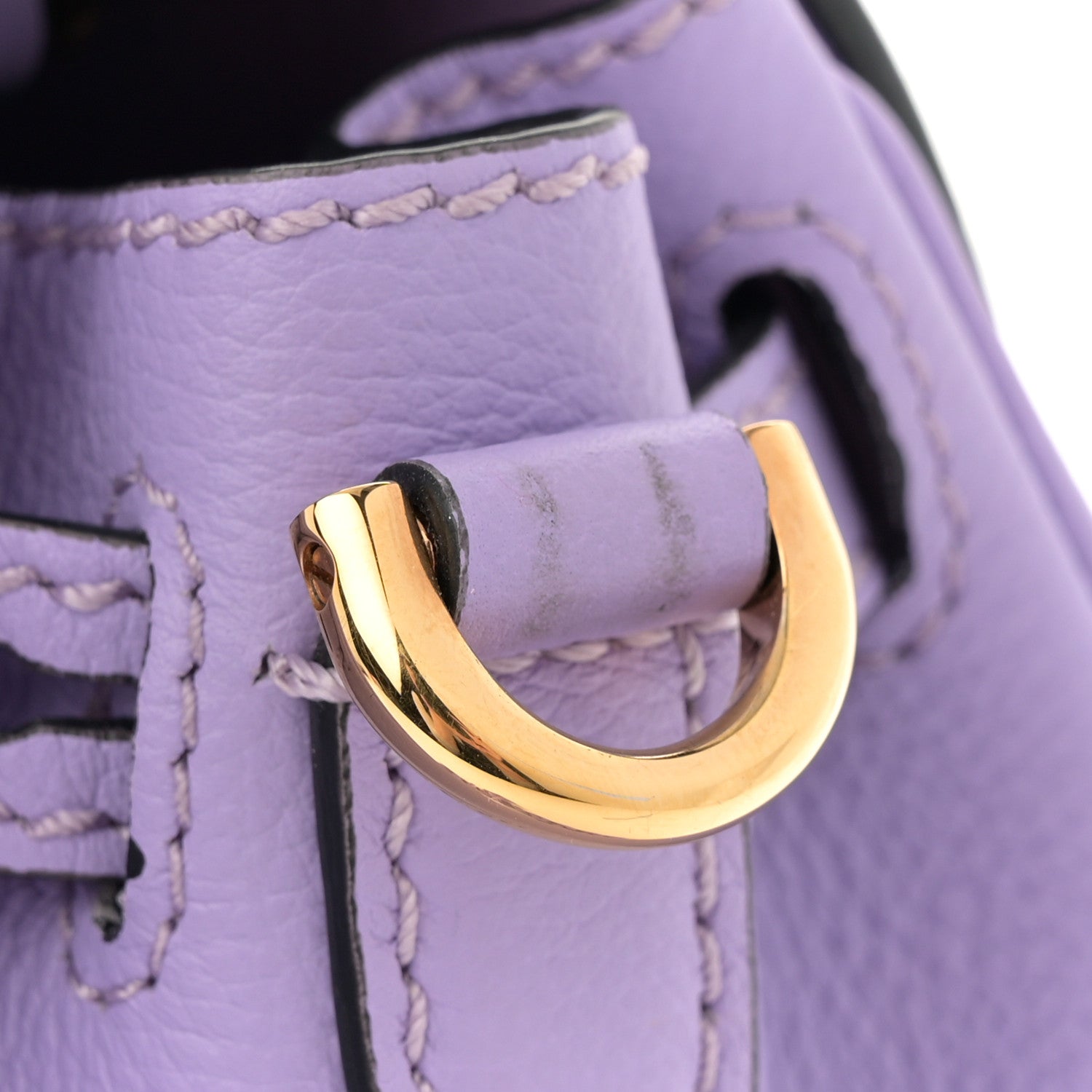 Versace Calfskin Medusa Small Top Handle Handbag Lilac 11 of 11