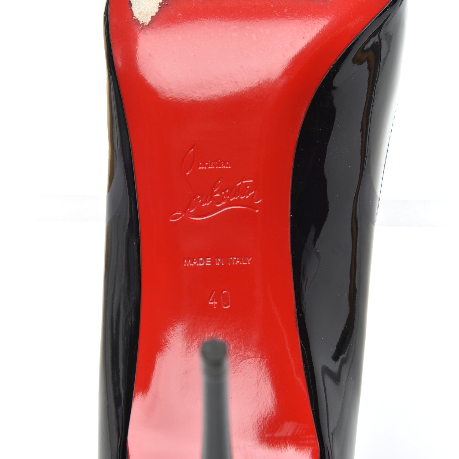 Christian Louboutin Patent So Kate 85 Pumps 40 Black 7 of 15
