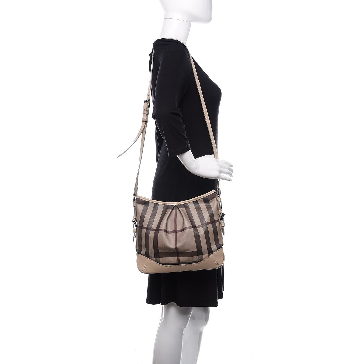 Smoked Check Hartham Shoulder Bag Trench