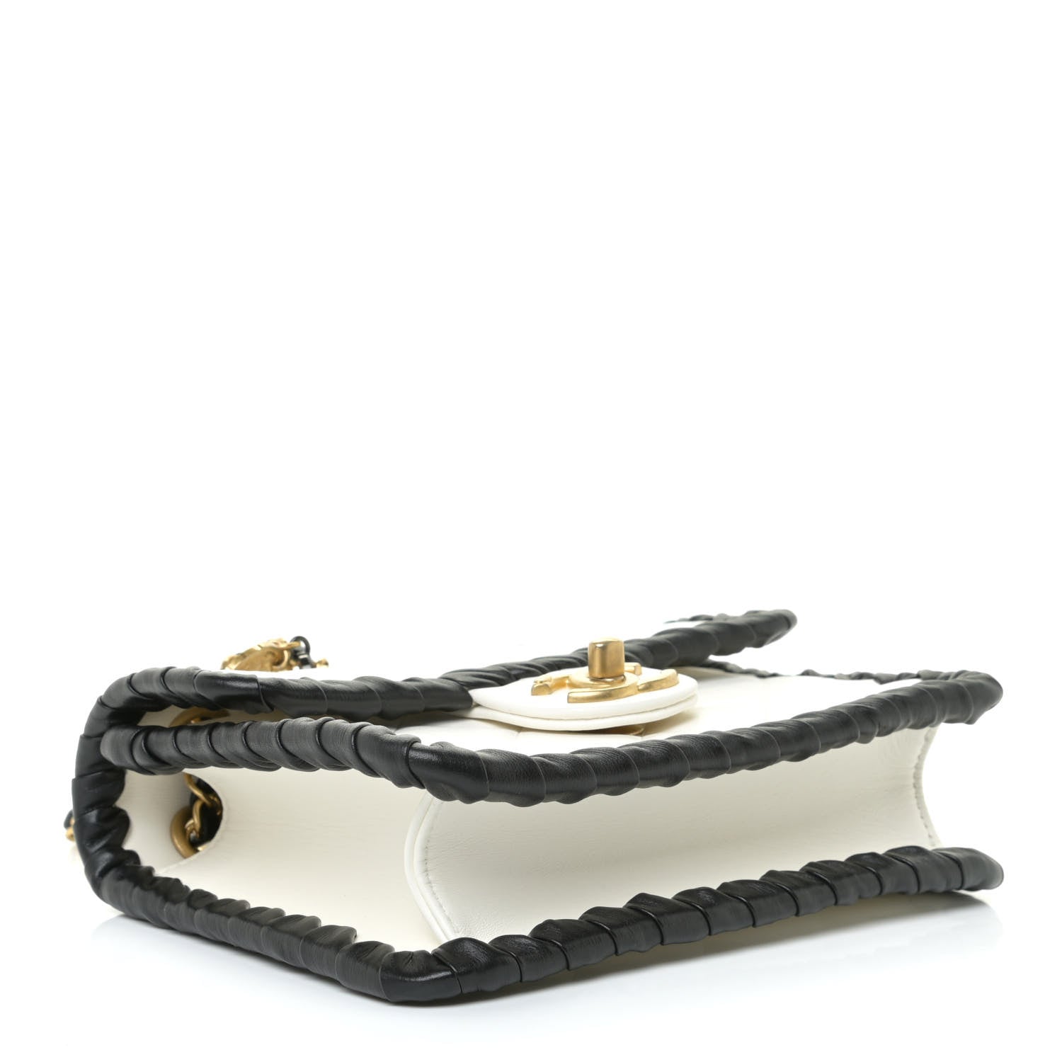 Chanel Braided Calfskin Mini My Own Frame Flap White 3 of 16