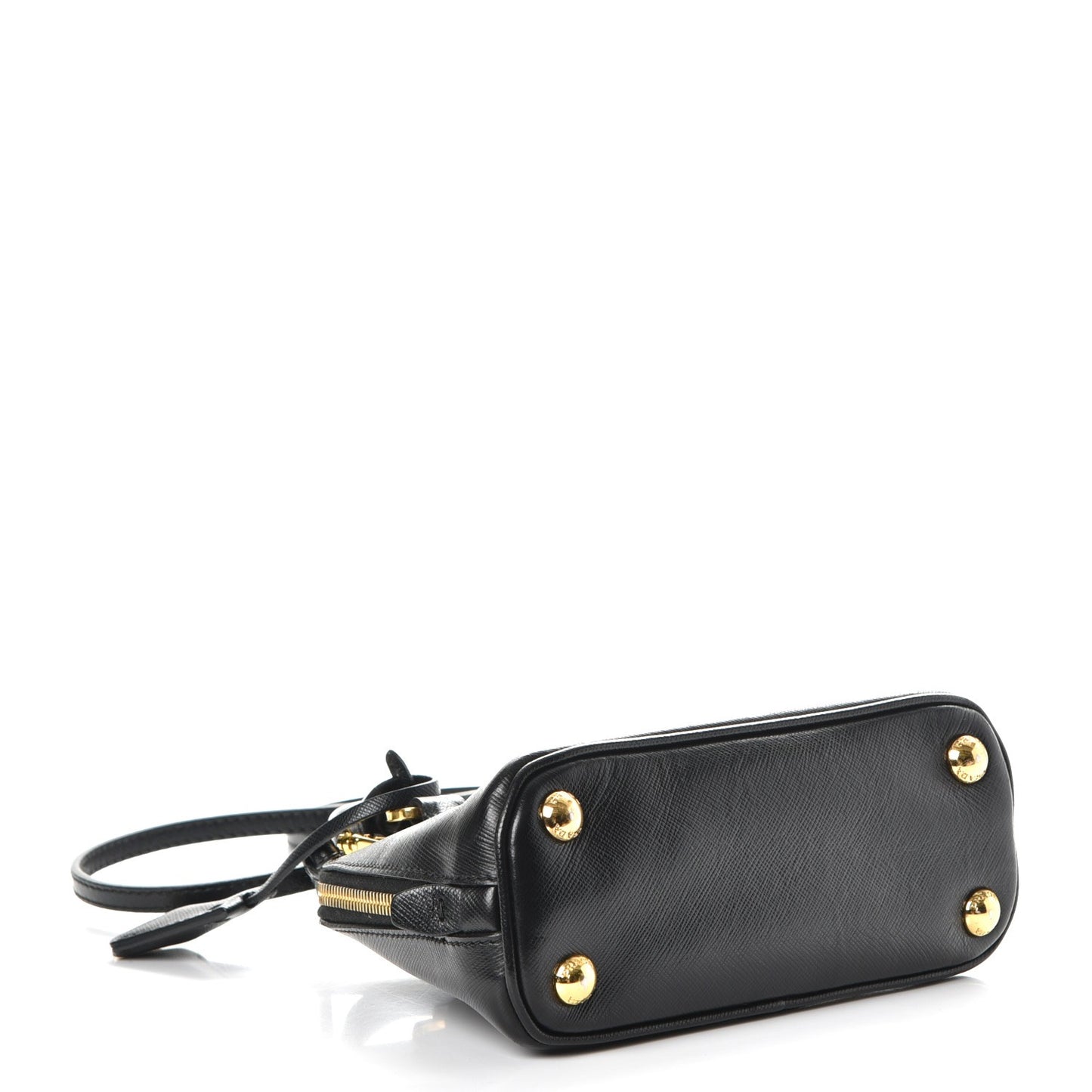 Saffiano Lux Mini Promenade Tote Black