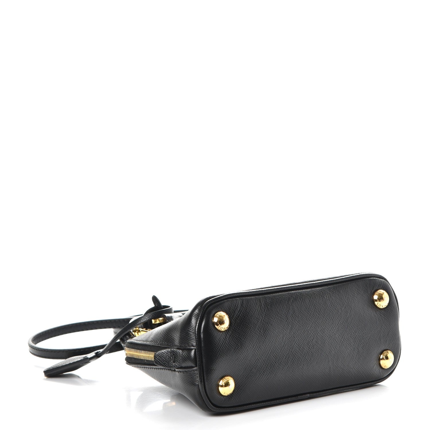 Prada Saffiano Lux Mini Promenade Tote Black 5 of 9