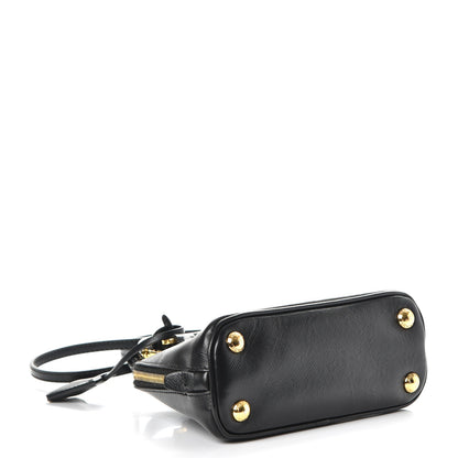 Prada Saffiano Lux Mini Promenade Tote Black 5 of 9