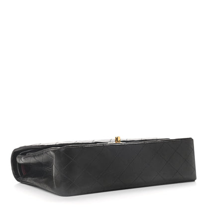 Chanel Lambskin Quilted Medium Double Flap Black 4 of 12