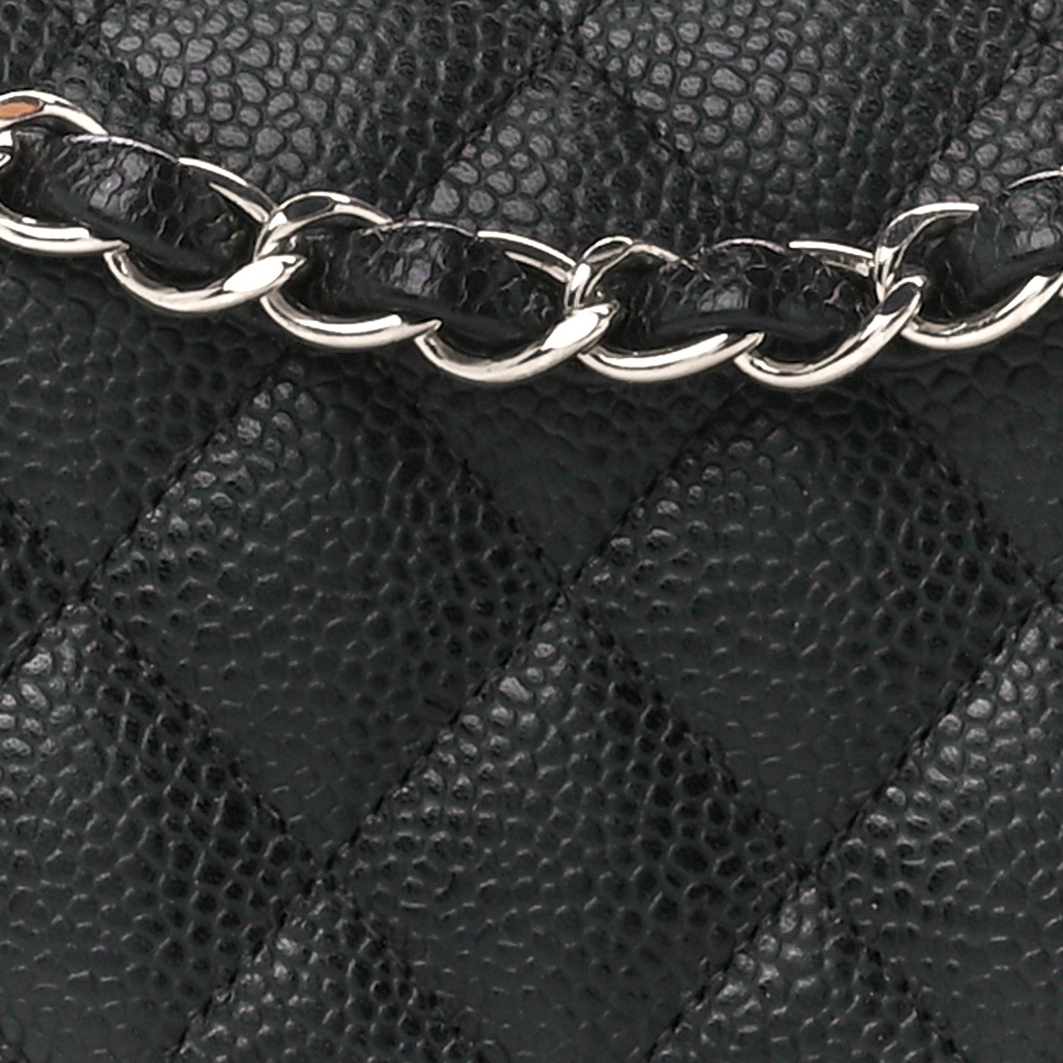 Chanel Caviar Quilted Medium Double Flap Black 9 of 12