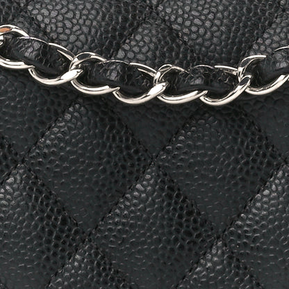 Chanel Caviar Quilted Medium Double Flap Black 9 of 12