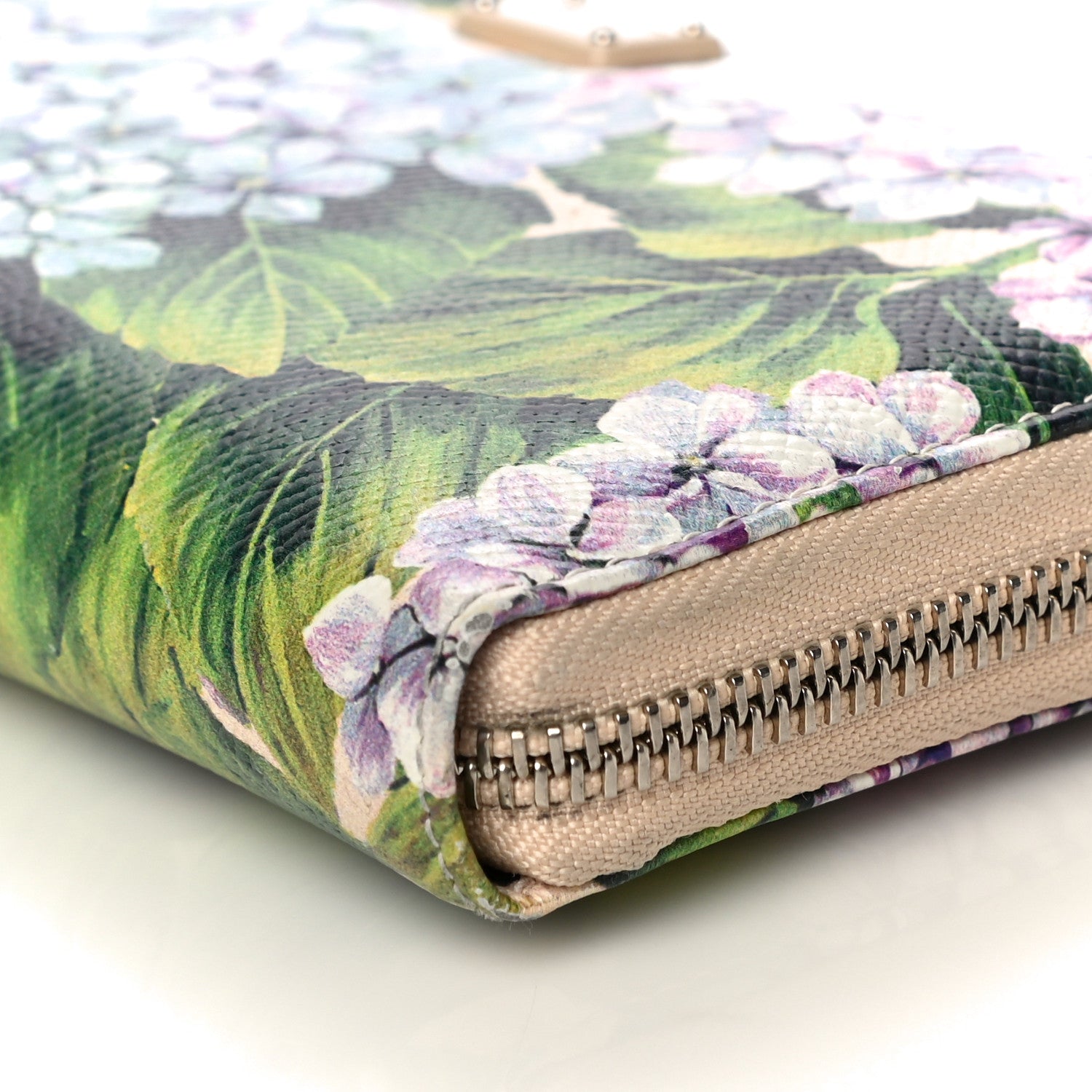 Dolce & Gabbana Dauphine Floral Print Zip Around Wallet Multicolor 8 of 10