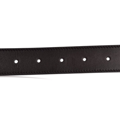 Gucci Moon Calfskin Double G 30mm Belt 90 36 Dark Cocoa 6 of 7