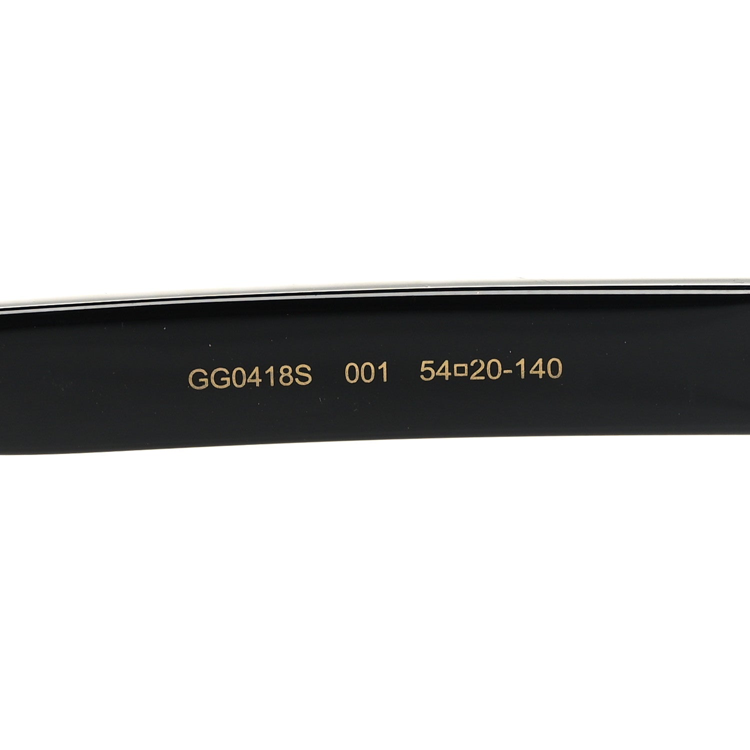 Gucci Crystal Square Frame GG Sunglasses GG0418S Black 6 of 8