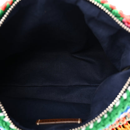 Miu Miu Fabric Crochet Pouch Multicolor 5 of 9