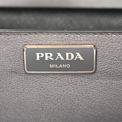 Prada Saffiano Lux Sound Crossbody Bag Black 6 of 11