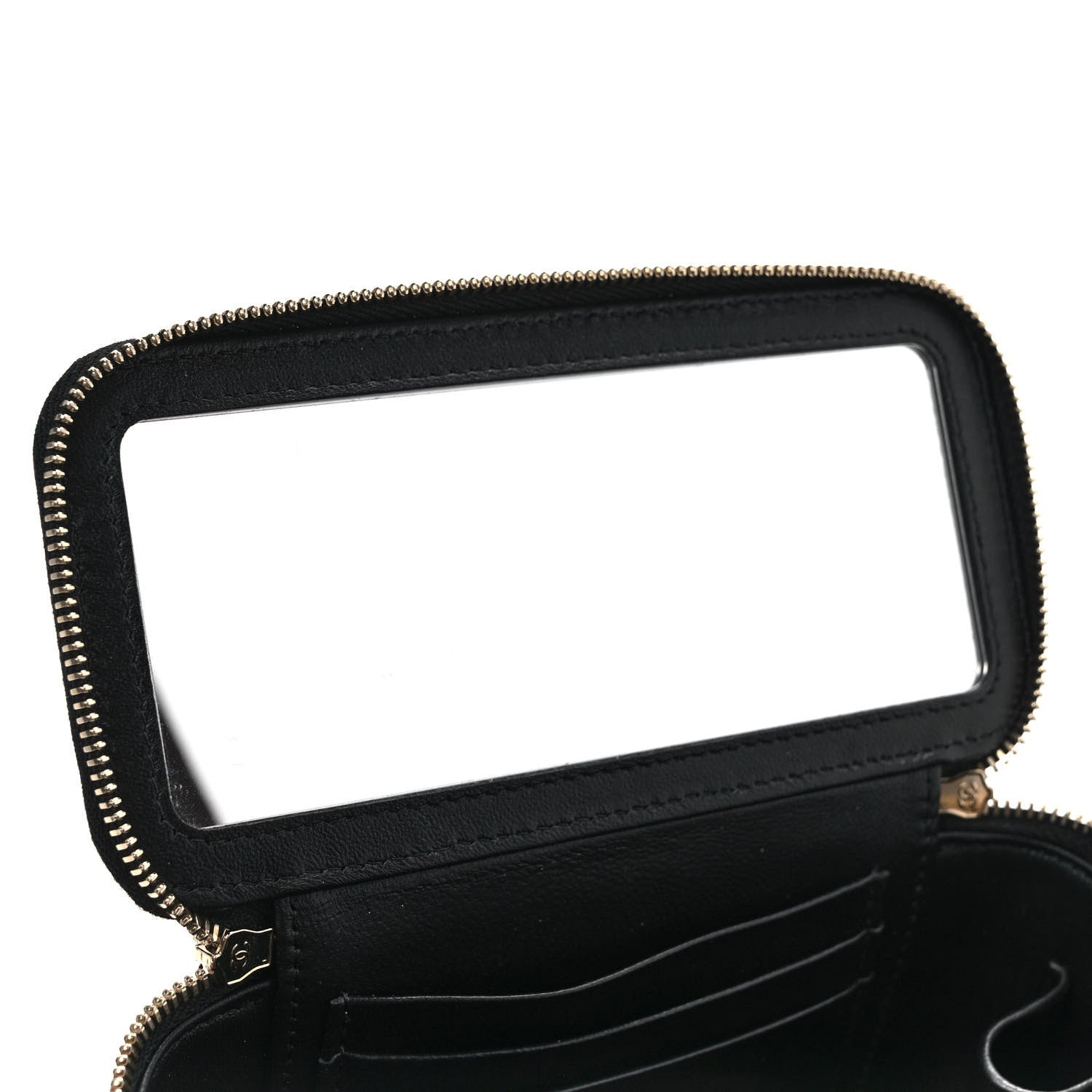 Chanel Lambskin Quilted Pick Me Up Vanity Case Black 10 of 11