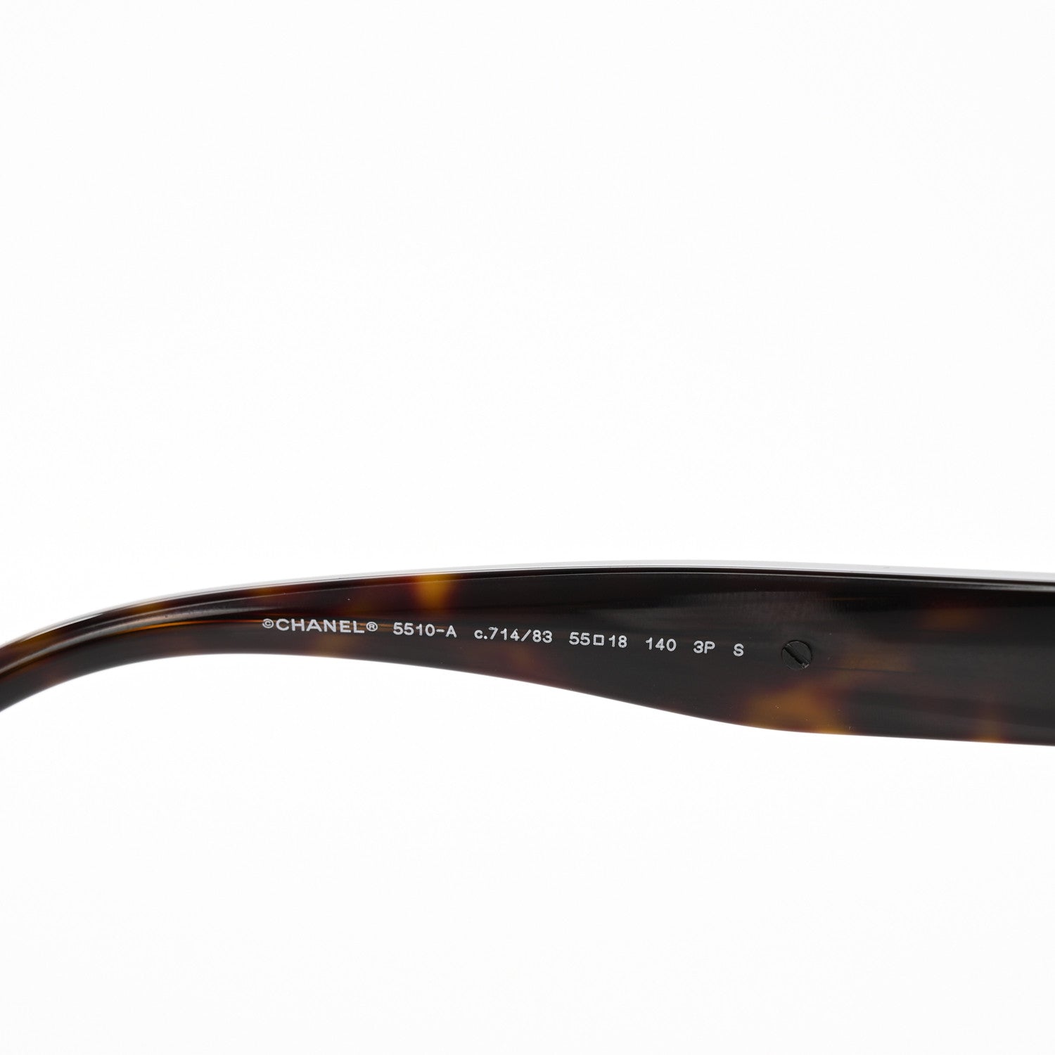 Chanel Acetate Polarized CC Butterfly Sunglasses 5510 Dark Tortoise Dark Tortoise 5 of 8