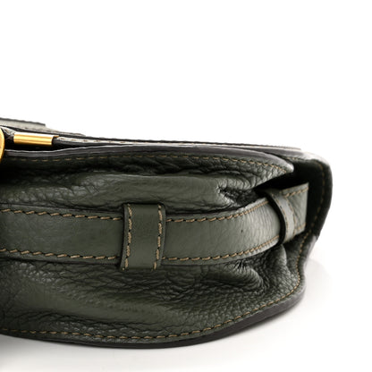 Chloe Calfskin Mini Marcie Round Crossbody Bag Dark Green 10 of 12
