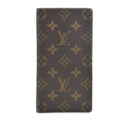 Louis Vuitton Monogram Porte Valeurs Checkbook Wallet 1 of 10