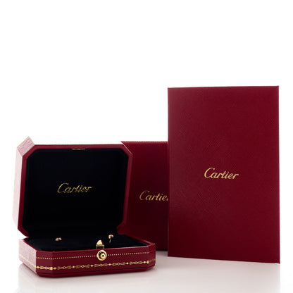 Cartier 18K Pink Gold Pink Sapphire D'Amour Earrings 5 of 5