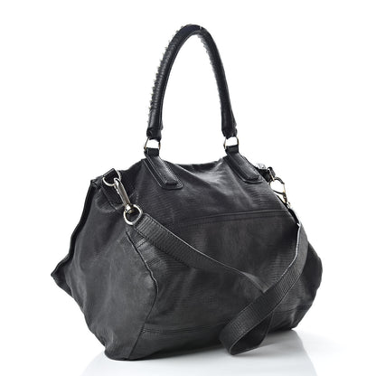 Givenchy Calfskin Lizard Embossed Large Pandora Black 3 of 13