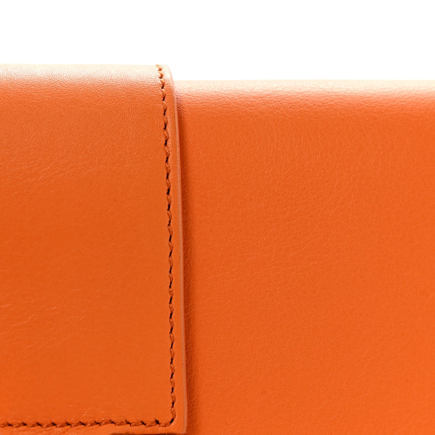 Calfskin Classic Y Ligne Wallet Orange