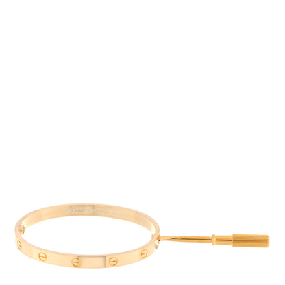 Cartier 18K Yellow Gold LOVE Bracelet 19 4 of 5
