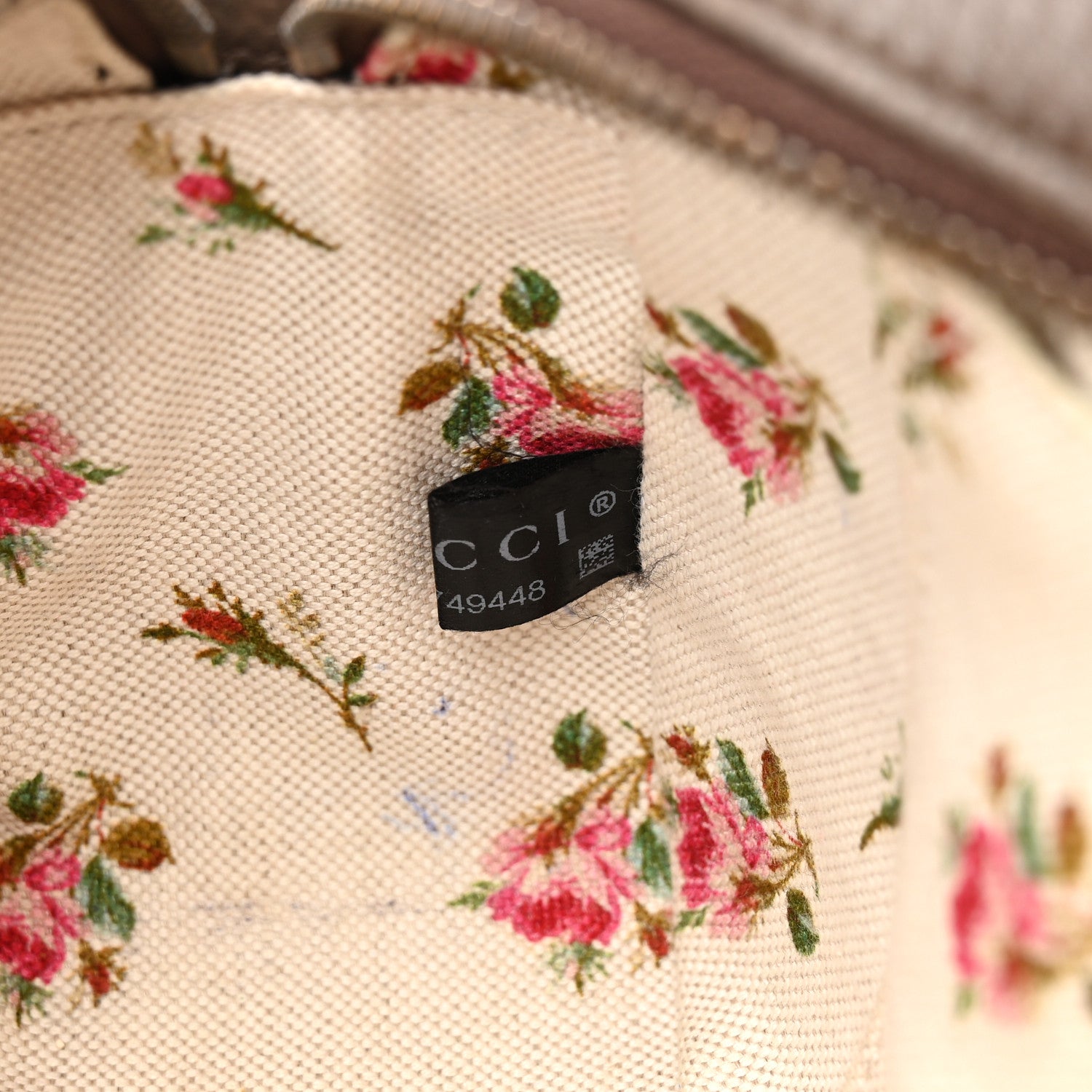 Gucci GG Supreme Monogram Web Neo Vintage Shoulder Bag Beige New Acero Crop 8 of 17