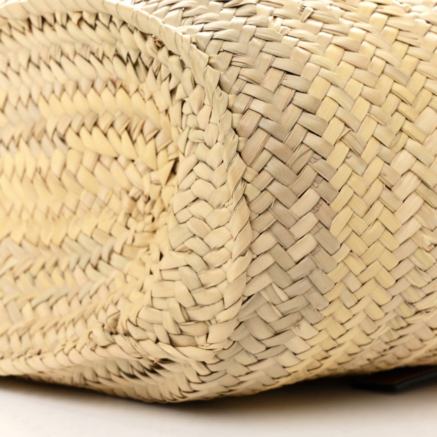 Raffia Basket Tote Bag Natural Tan