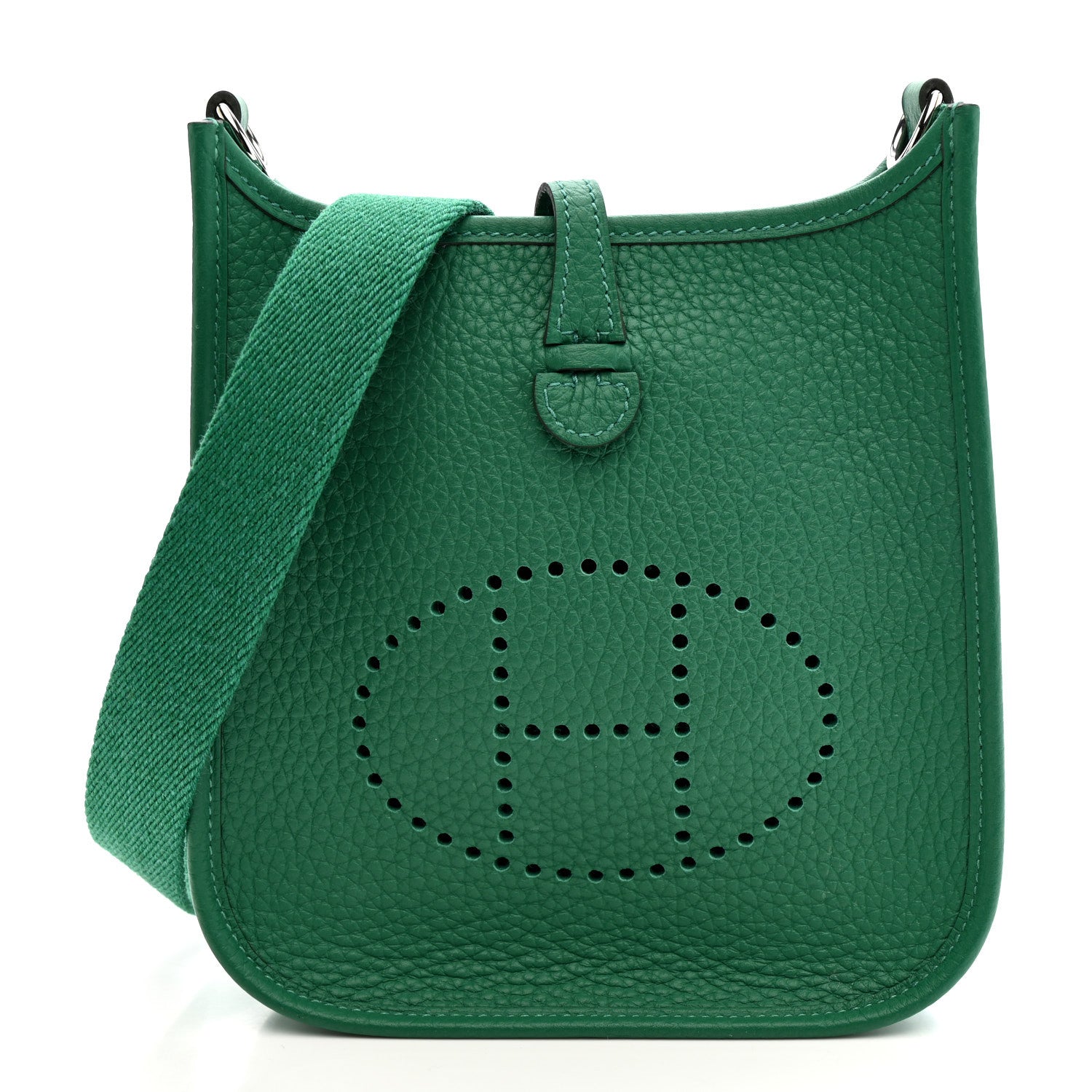 Hermes Taurillon Clemence Evelyne TPM Vert Vertigo 1 of 11