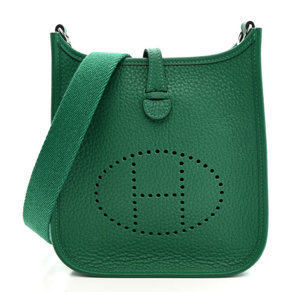 Hermes Taurillon Clemence Evelyne TPM Vert Vertigo 1 of 11