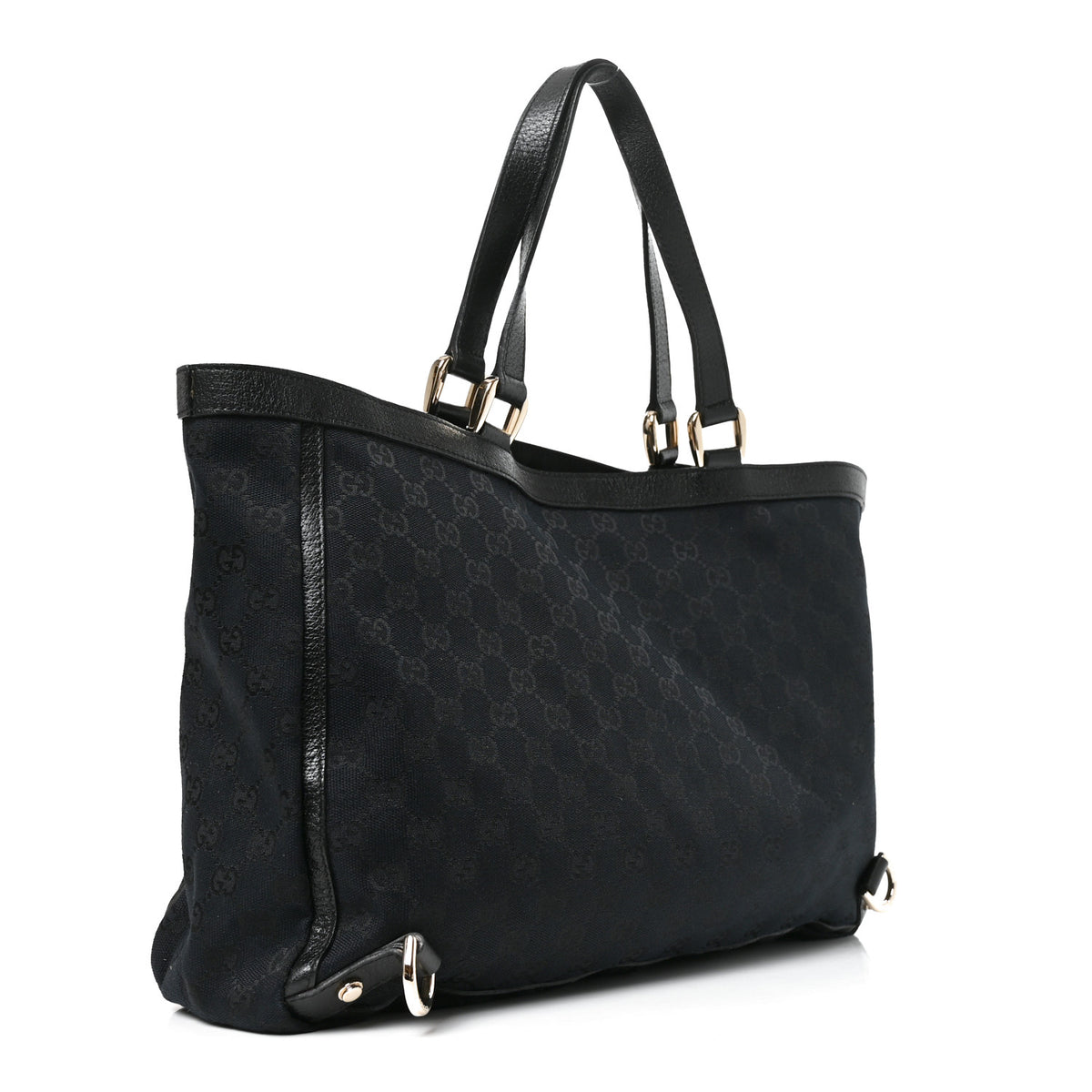 Gucci Monogram Large Abbey Tote Black 3 of 10