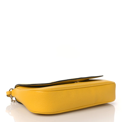 Gucci Cellarius Calfskin Medium Soho Flap Crossbody New Buttercup 4 of 9