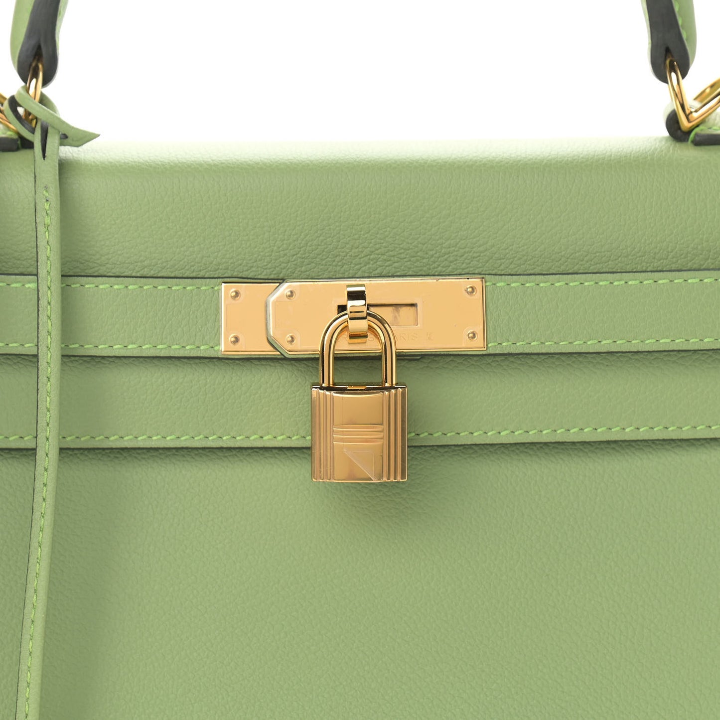 Evercolor Kelly Retourne 28 Vert Criquet