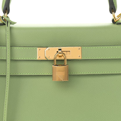 Hermes Evercolor Kelly Retourne 28 Vert Criquet 8 of 10
