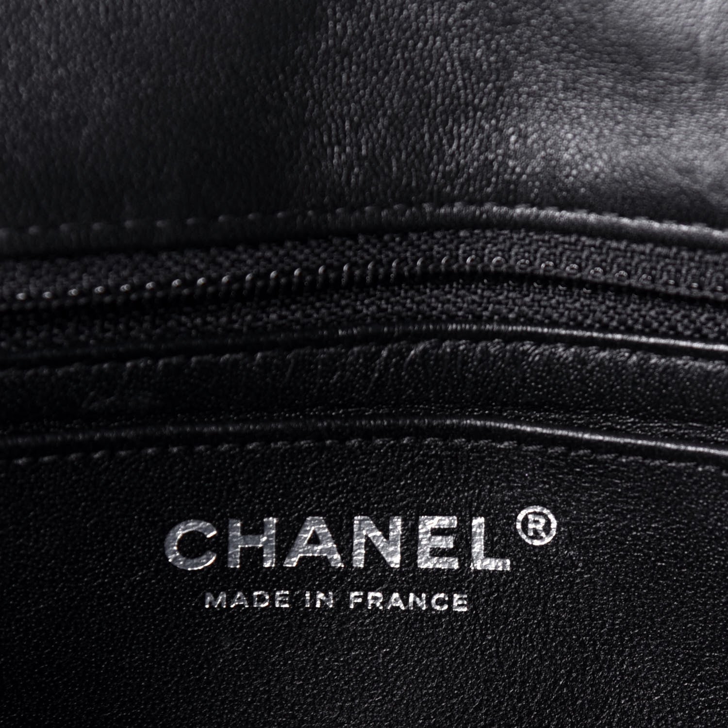 Chanel Lambskin Quilted Mini Rectangular Flap Black 6 of 10