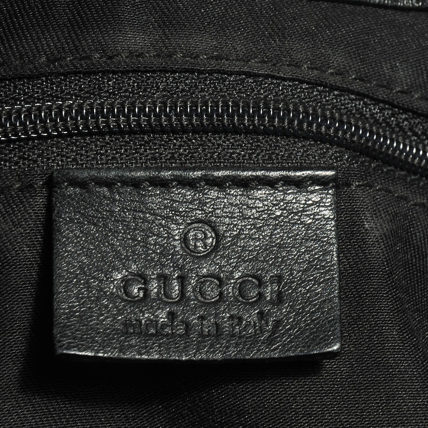 Monogram D Gold Large Shoulder Bag Black
