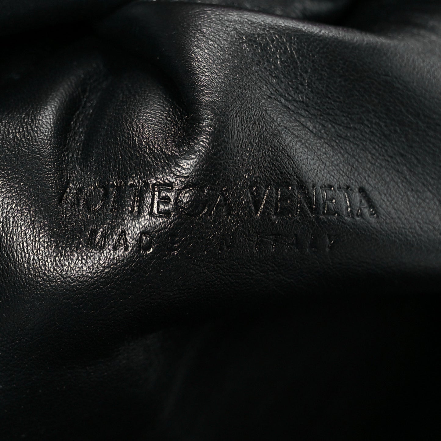 Smooth Butter Calf The Pouch Oversized Clutch Black