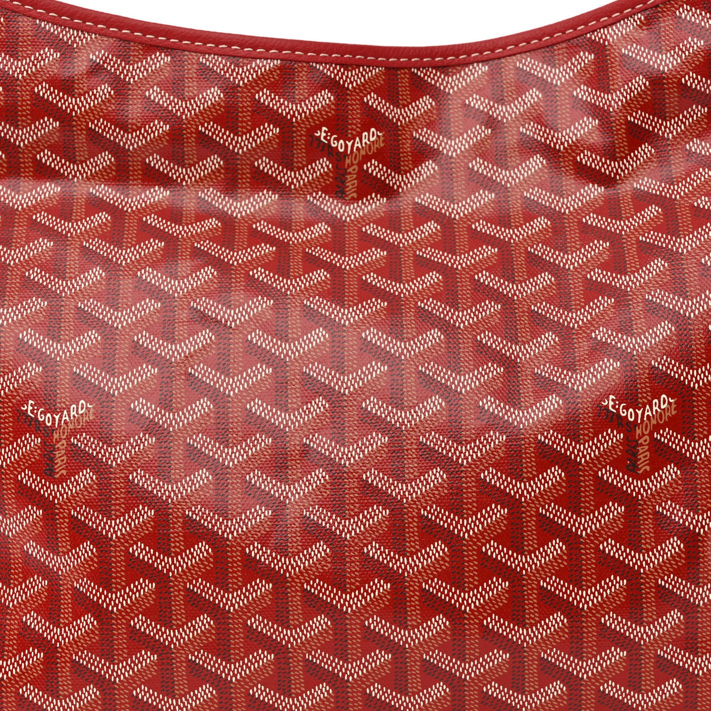 Goyardine Boheme Hobo Red