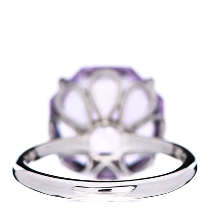 Tiffany Sterling Silver Amethyst Round Sparklers Cocktail Ring 52 6 3 of 4