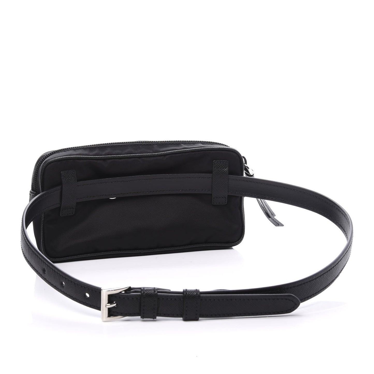 Tessuto Nylon Saffiano Belt Bag Blue