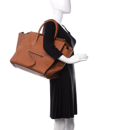Celine Natural Calfskin Large Phantom Luggage Tan 2 of 19